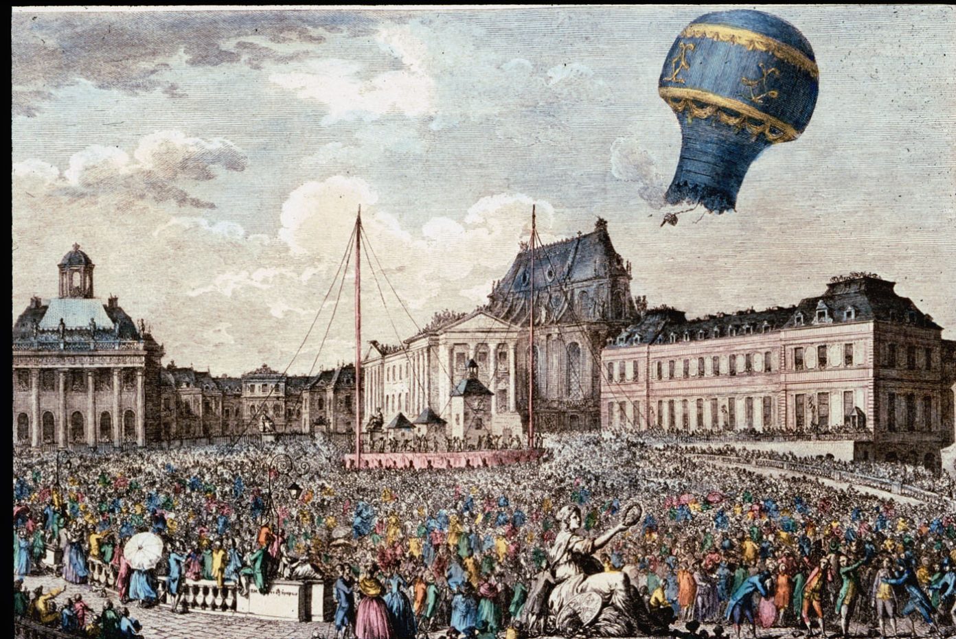 The Montgolfier Brothers Invent The Hot Air Balloon